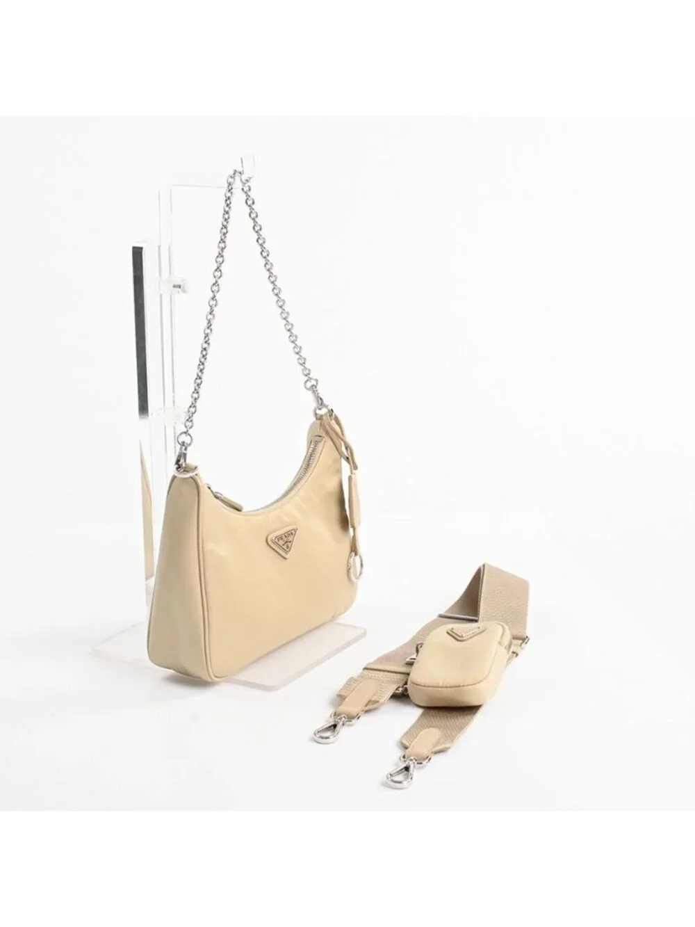Prada Shoulder Bag Beige
